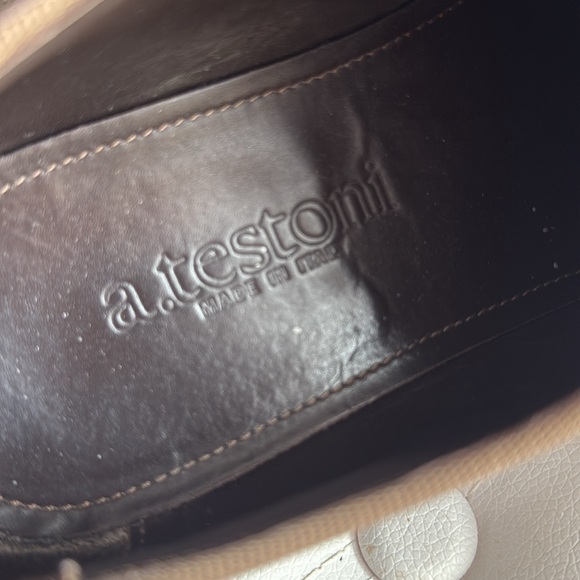 A. Testoni, Italy, Men\'s Suede Lace-Up Shoes - size 8 main image 8